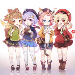 This is a pixiv picture whose title is Teyvat kindergarten.