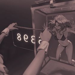 This is a pixiv picture whose title is water tank escape.