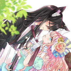 This is a pixiv picture whose title is 羊姫×狼執事.