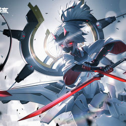 This is a pixiv picture whose title is 机动战姬 聚变.