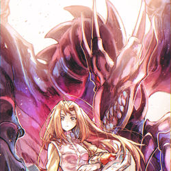 This is a pixiv picture whose title is 静香ちゃんとレッドアイズ.