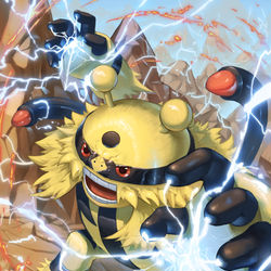 This is a pixiv picture whose title is エレキブル.
