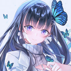 This is a pixiv picture whose title is 🦋🦋🦋.