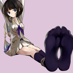 This is a pixiv picture whose title is 【skeb】サキくすぐり.