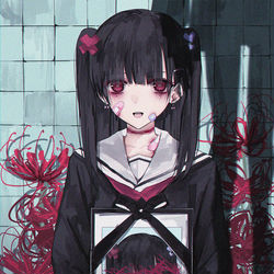 This is a pixiv picture whose title is 謔ｲ縺励ls諤昴y蜃ｺ.