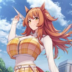 This is a pixiv picture whose title is マヤノトップガン(高等部).