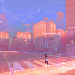 This is a pixiv picture whose title is Gravity.