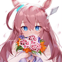 This is a pixiv picture whose title is ウェディングブルボン.