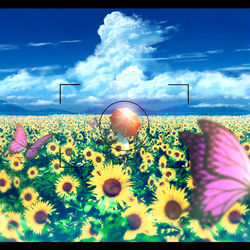 This is a pixiv picture whose title is 私はあなただけを見つめる.