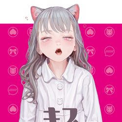 This is a pixiv picture whose title is 新刊「キスヘア」.