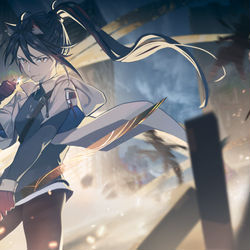 This is a pixiv picture whose title is 德克萨斯的生日贺图.