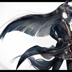 This is a pixiv picture whose title is マンハッタンカフェ.