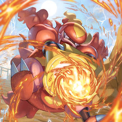 This is a pixiv picture whose title is ブーバーン.