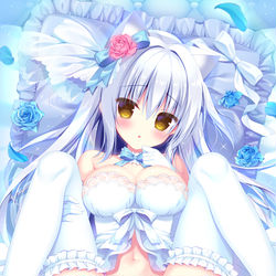 This is a pixiv picture whose title is どきどき…💙.