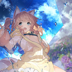 This is a pixiv picture whose title is 梅雨.