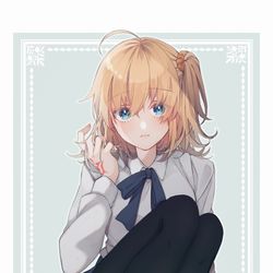 This is a pixiv picture whose title is 金髪ぐだちゃ.