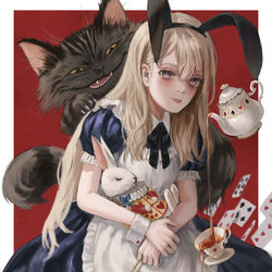 This is a pixiv picture whose title is Alice.
