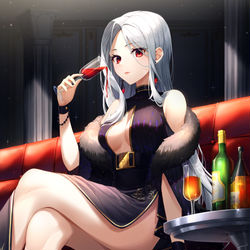 This is a pixiv picture whose title is BLACK ROSE.