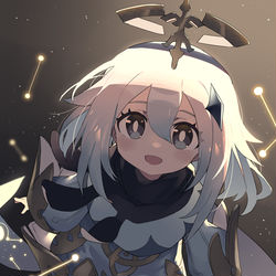 This is a pixiv picture whose title is パイモン.