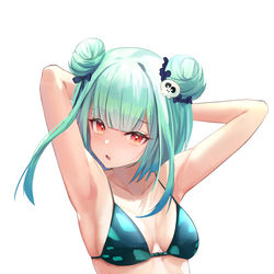 This is a pixiv picture whose title is 潤羽るしあ.