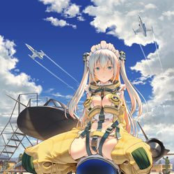 This is a pixiv picture whose title is マッハ3.2のメイドさん（改良）.