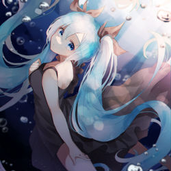 This is a pixiv picture whose title is 深海少女.