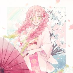 This is a pixiv picture whose title is 甘露寺蜜璃生誕祭2021.