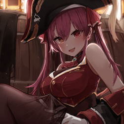 This is a pixiv picture whose title is マリン船長.