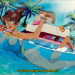 This is a pixiv picture whose title is [RETRO] Aoi Asahina [DANGANRONPA.