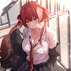 This is a pixiv picture whose title is 学生 3期生.
