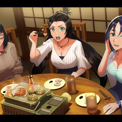 This is a pixiv picture whose title is 日本鯖おつかれ会.