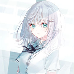 This is a pixiv picture whose title is 6月.