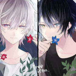 This is a pixiv picture whose title is フリーアイコン.
