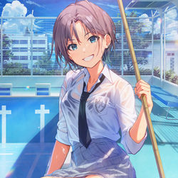 This is a pixiv picture whose title is 夏を迎える.
