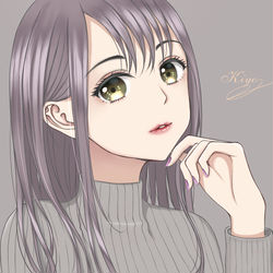 This is a pixiv picture whose title is 𝓖𝓲𝓻𝓵.