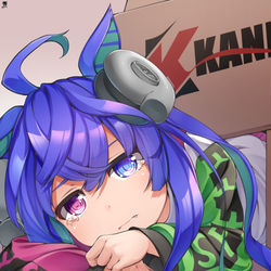 This is a pixiv picture whose title is ドジって埋もれるツインターボ師匠.