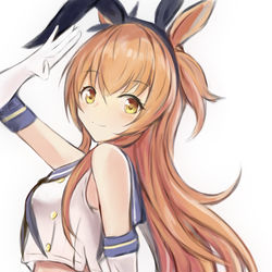This is a pixiv picture whose title is むちゃくちゃ早そうなマヤノトップガン.