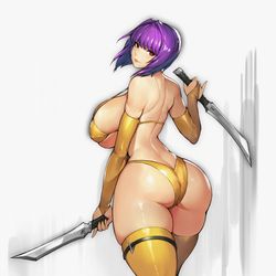 This is a pixiv picture whose title is Murasaki Assassin.