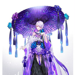 This is a pixiv picture whose title is 紫陽花.