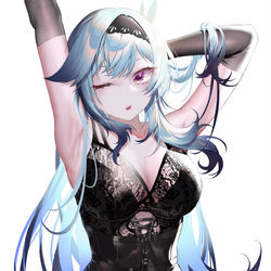 This is a pixiv picture whose title is 优菈.