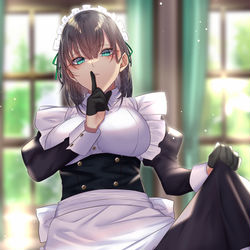 This is a pixiv picture whose title is 「男の方はこういうのが好きなのでしょう？」.