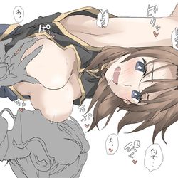 This is a pixiv picture whose title is 授乳？.