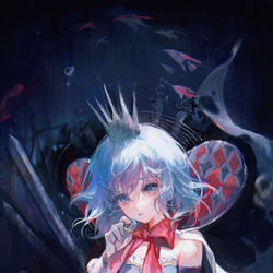 This is a pixiv picture whose title is 人魚の魔女.