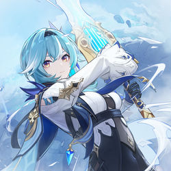 This is a pixiv picture whose title is eula.