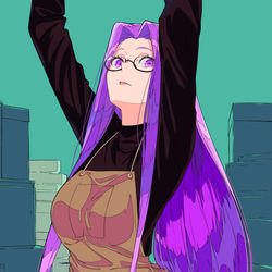 This is a pixiv picture whose title is 在庫をとってくれるライダーさん。.