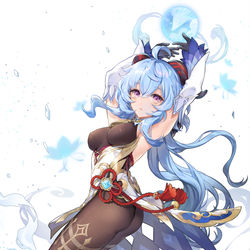 This is a pixiv picture whose title is 甘雨.