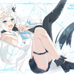 This is a pixiv picture whose title is 3周年イラスト.