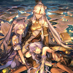 This is a pixiv picture whose title is 璃月の星/Stars of Liyue.