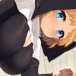 This is a pixiv picture whose title is 世話焼きなロリ巨乳シスターちゃんに.