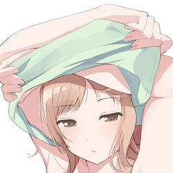 This is a pixiv picture whose title is 櫻木真乃.